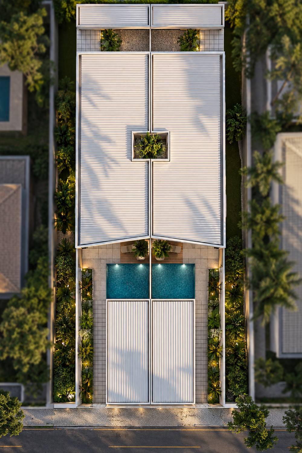 Casas em Camboinhas — vista aérea